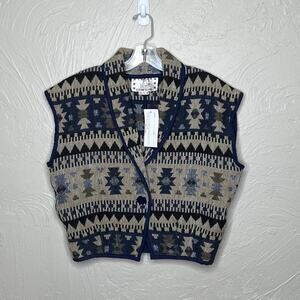 Crazy Cowgirl Western Vest Size Large